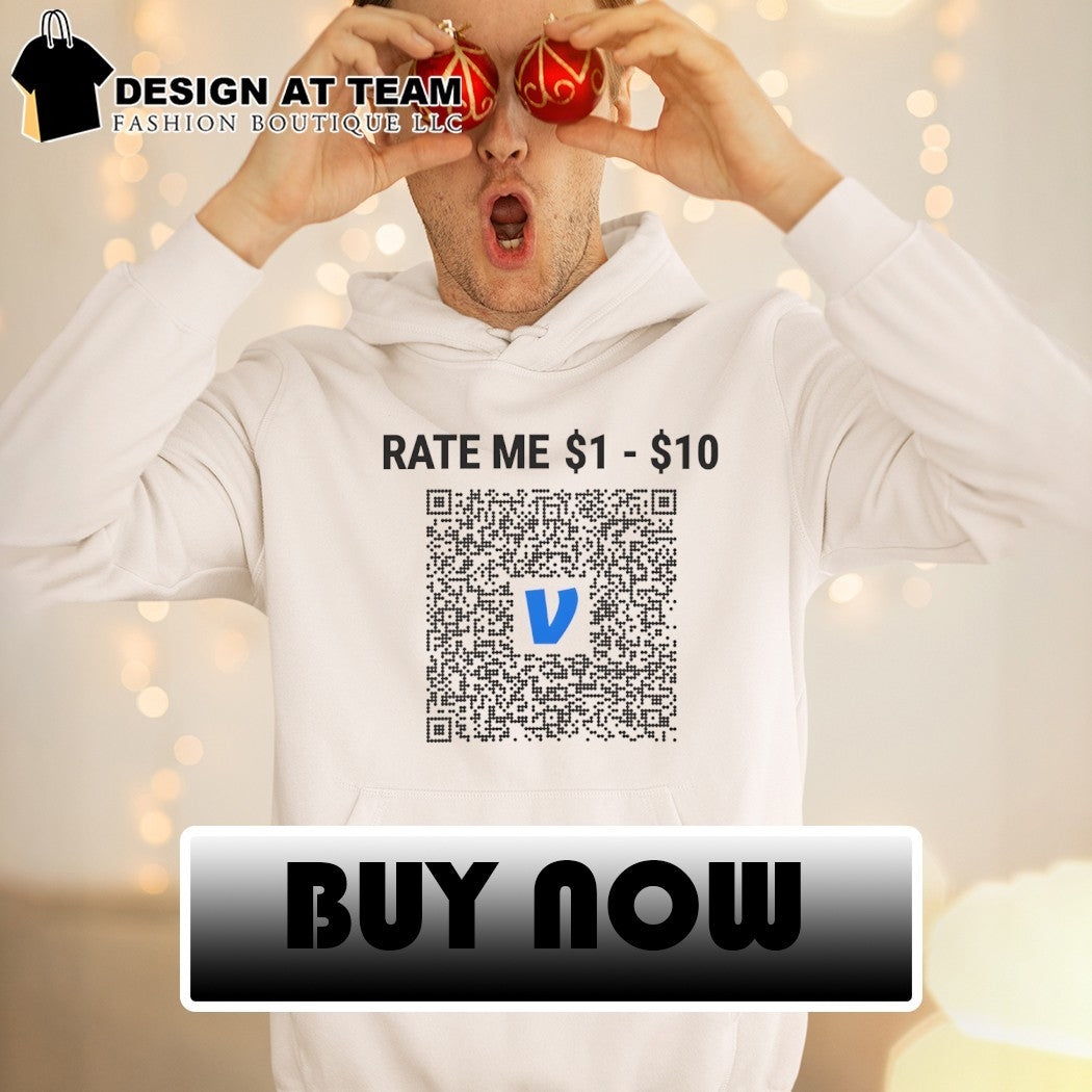 Rate Me 1 10 QR Code shirt
