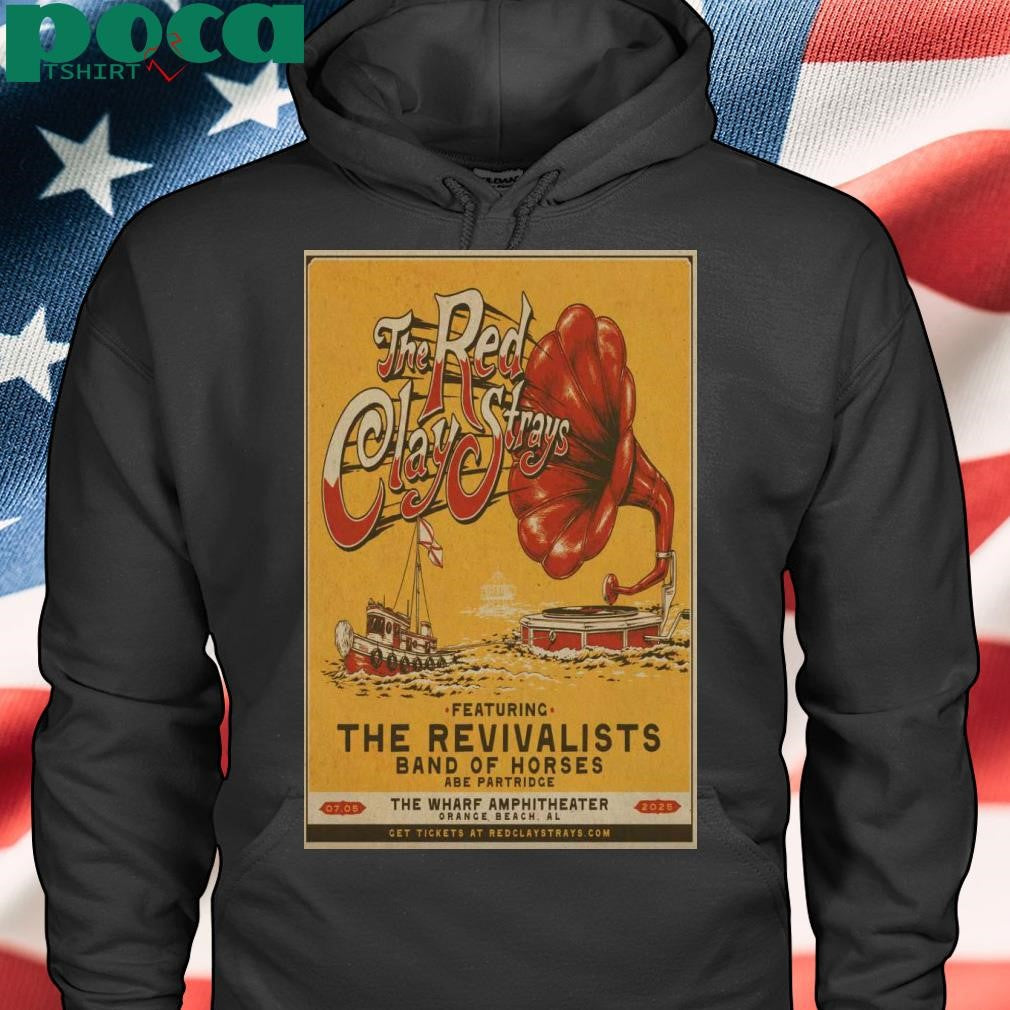 Red Clay Strays Jul 5 2025 Orange Beach AL Poster shirt