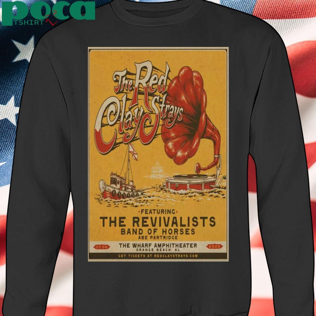 Red Clay Strays Jul 5 2025 Orange Beach AL Poster shirt