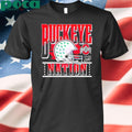 Red Ohio State National Champions Helmet 2024-2025 College Football Playoff National Champions Unisex T-Shirt