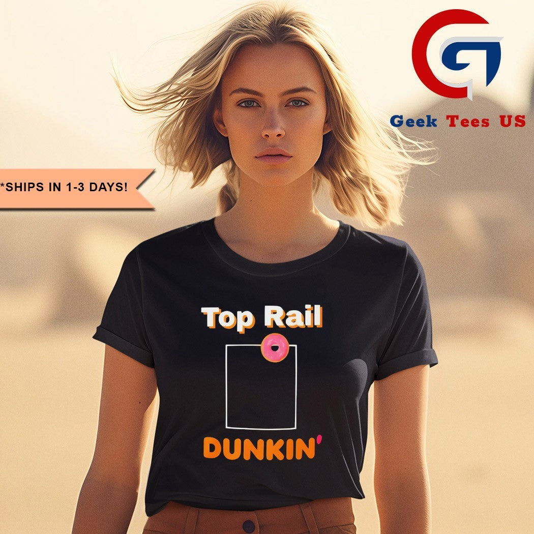Red Sox with Top Rail Dunkin logo shirt