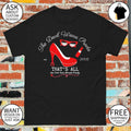Red stiletto sunglasses lipstick The Devil Wears Prada est 2006 vintage shirt