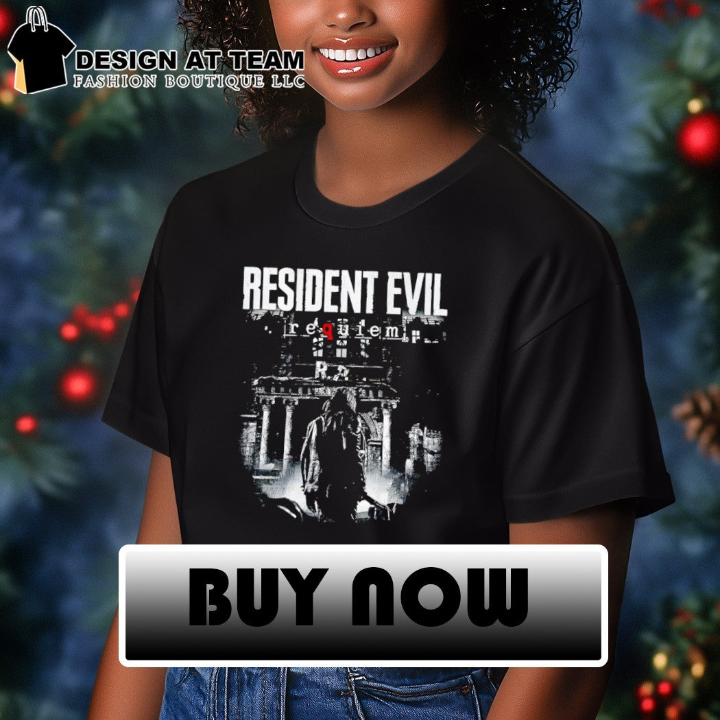 Resident Evil Requiem Distressed Leon Kennedy shirt