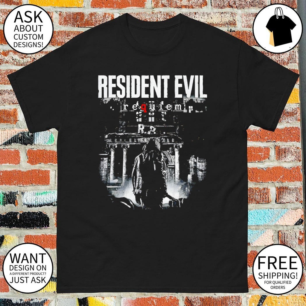 Resident Evil Requiem Distressed Leon Kennedy shirt