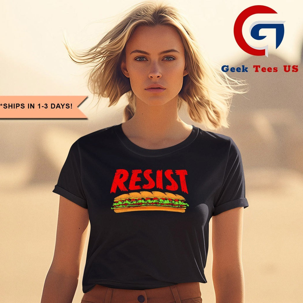 Resist anti ice sandwich guy DC T-shirt