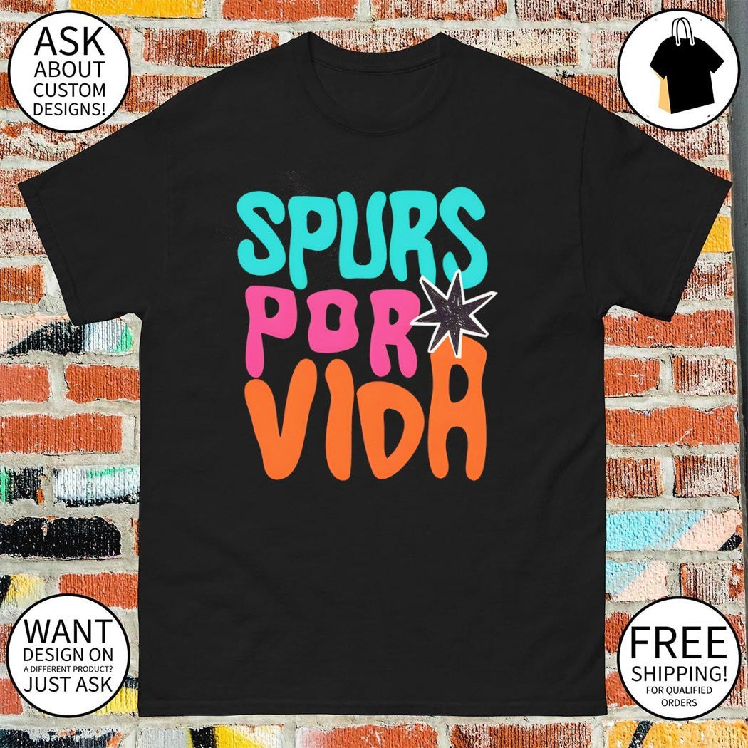 Retro Spurs Por Vida San Antonio Basketball Graphic NBA Finals 2026 shirt