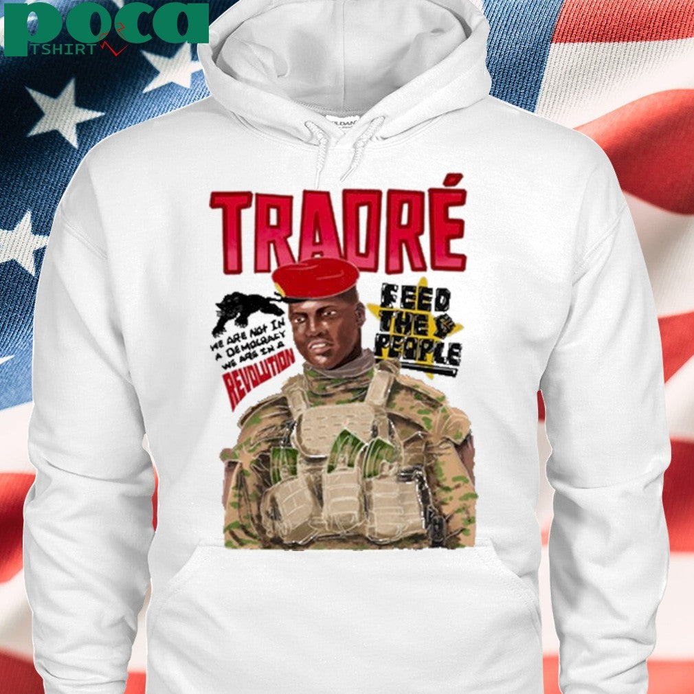 Revolution Ibrahim Traoré Feed The People Shirt