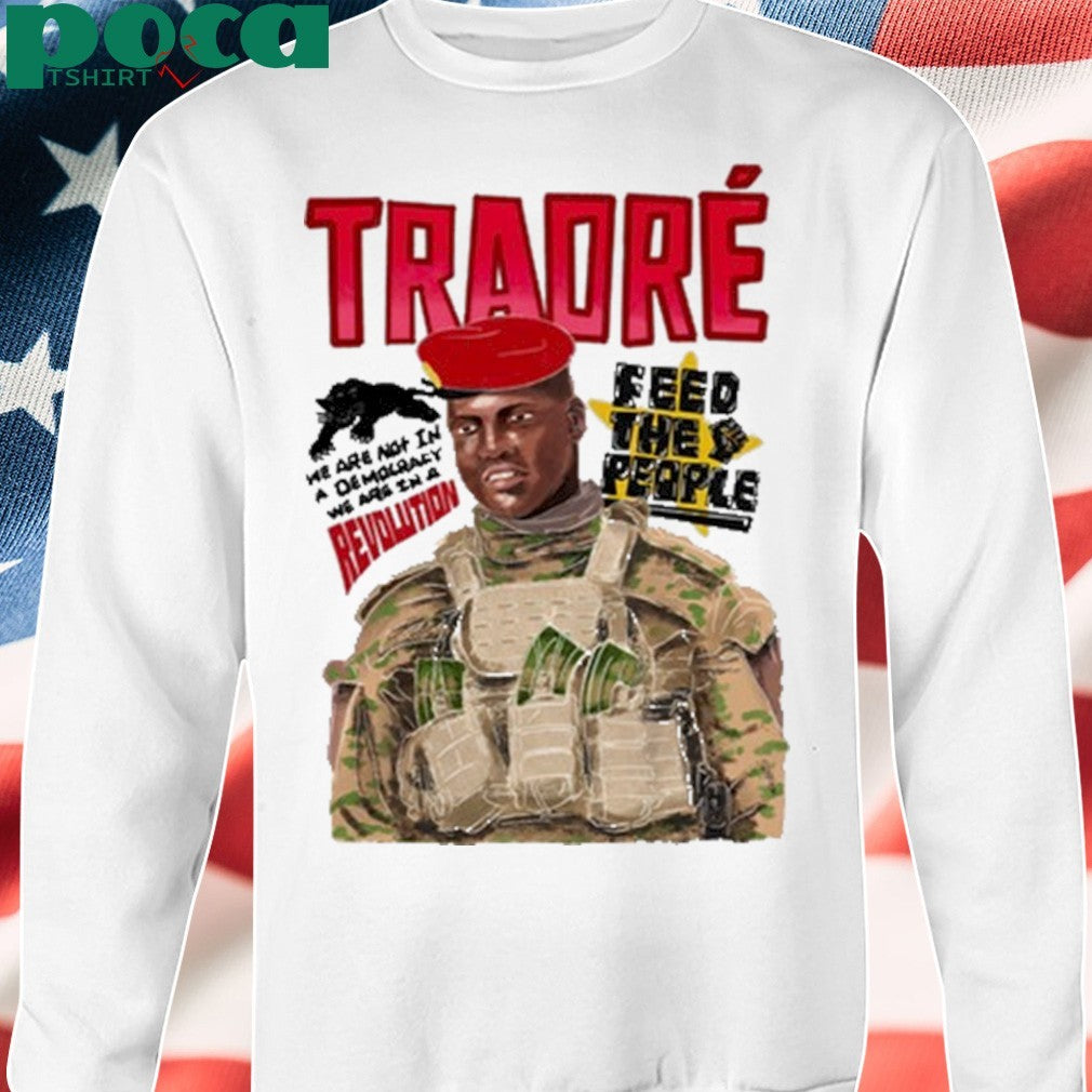 Revolution Ibrahim Traoré Feed The People Shirt