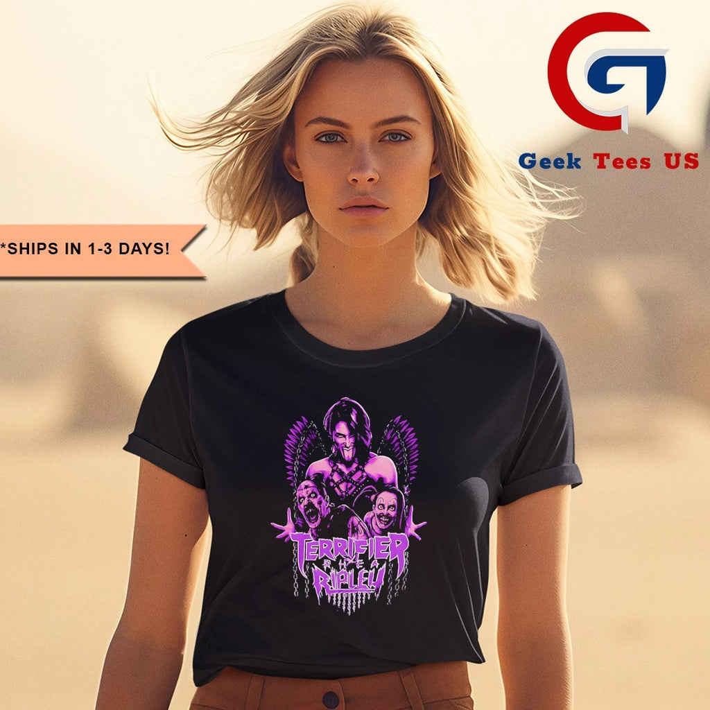 Rhea Ripley x Terrifier Halloween shirt