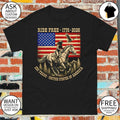 Ride Free 1776 2026 USA 250 Years Patriotic Cowboy Horse American Flag shirt