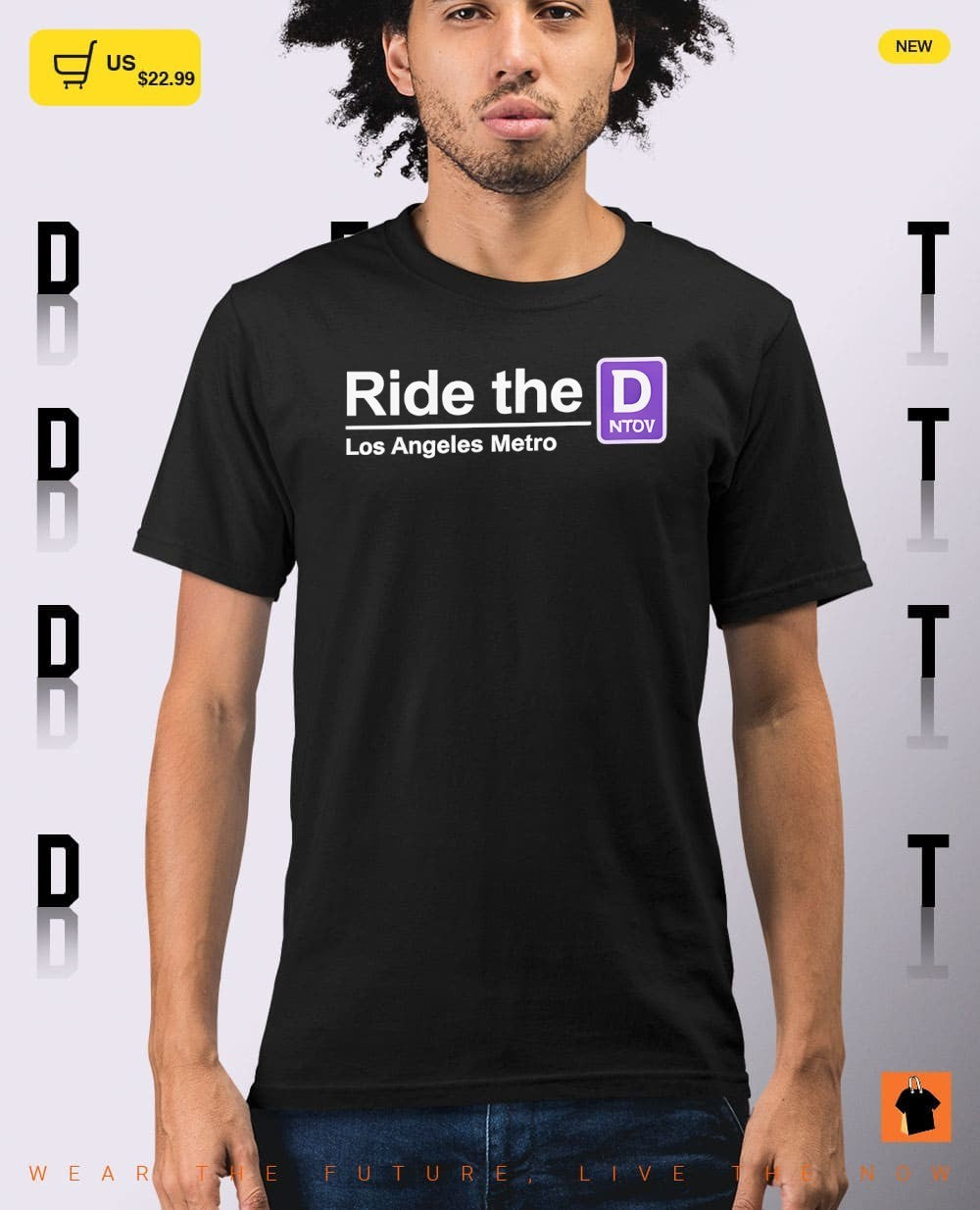 Ride The D Los Angeles Metro D Line shirt