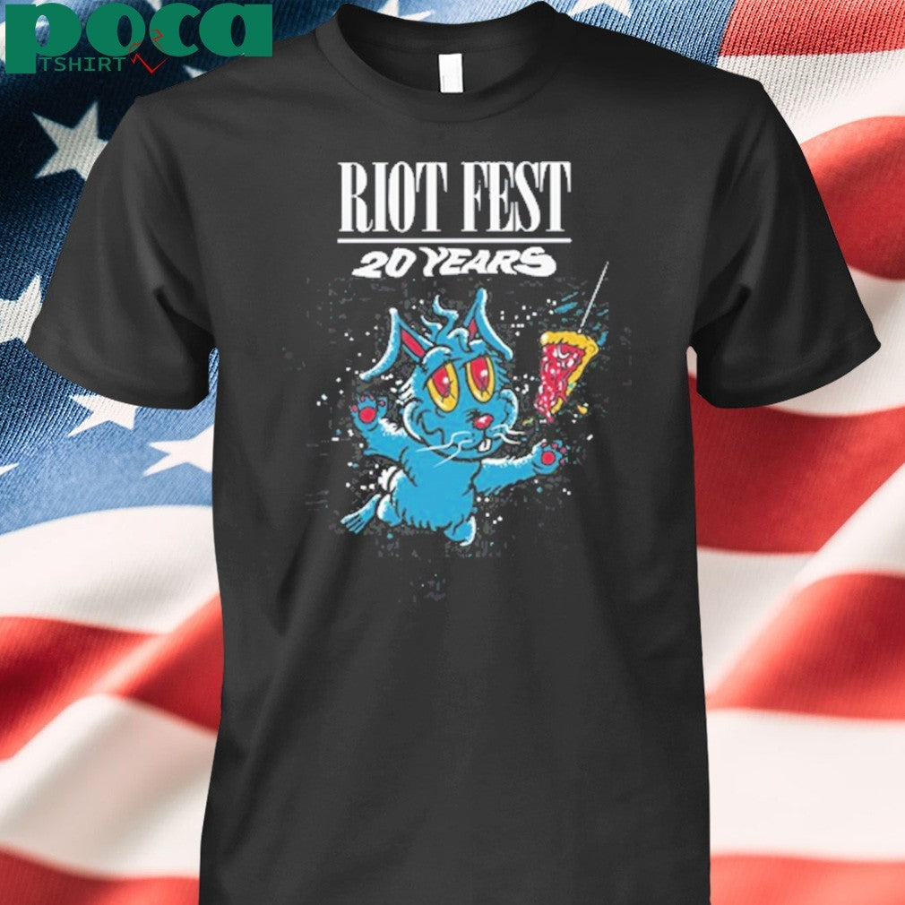 Riot Fest 20 Years Swimming Bunny shirt