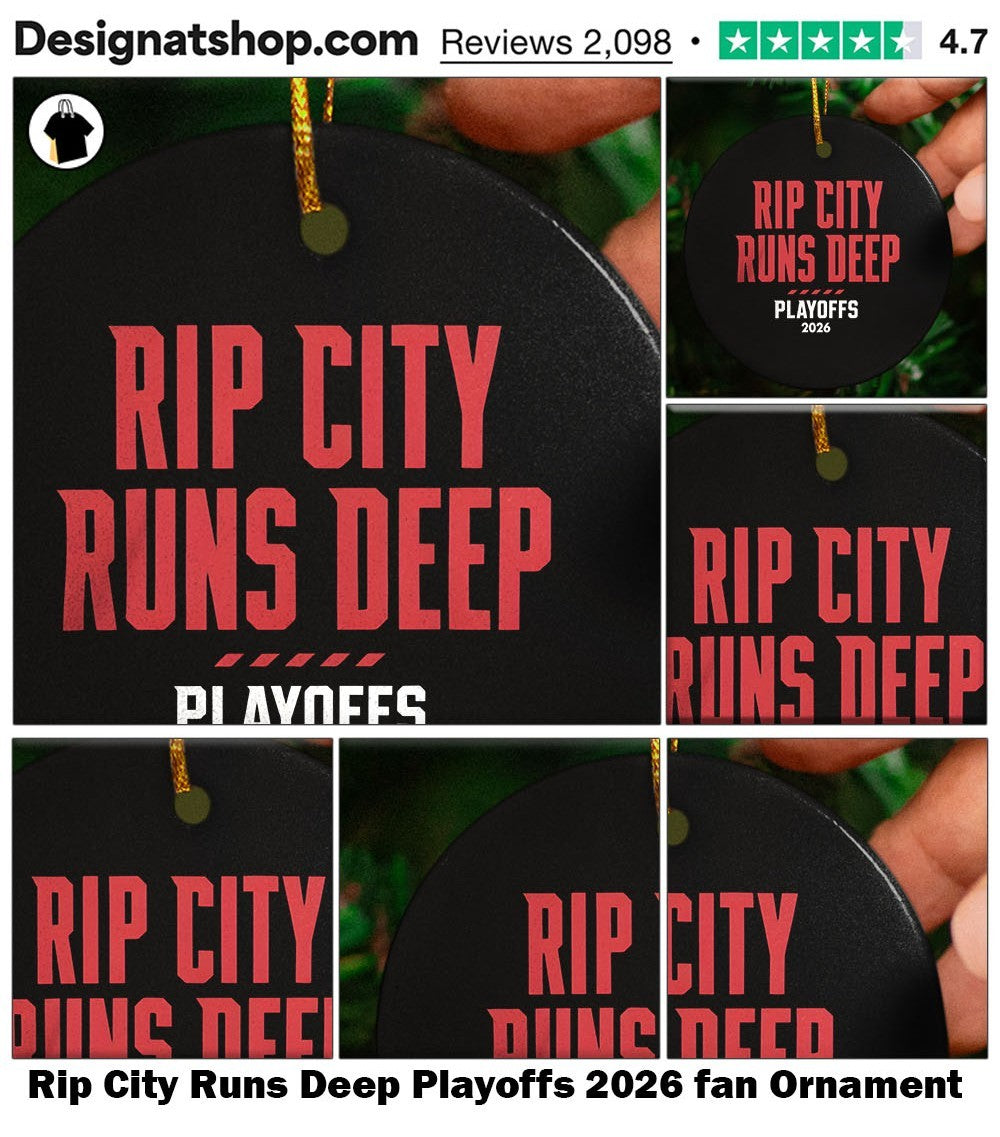 Portland Trail Blazers Rip City Runs Deep Playoffs 2026 fan shirt