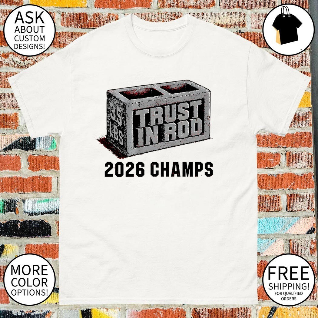 Rod Brind’Amour Carolina Hurricanes NHL Trust in Rod 2026 Champs shirt