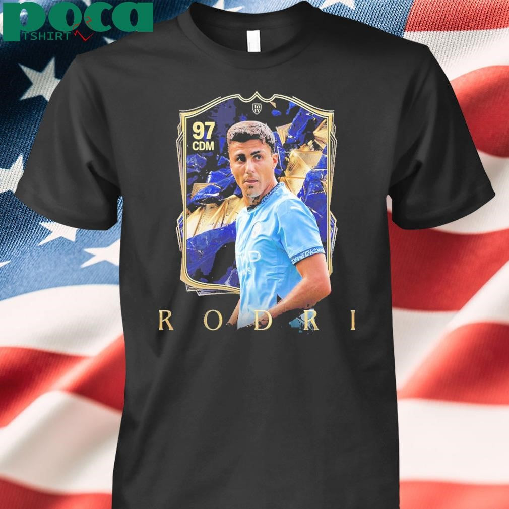 Rodri Manchester City FC25 Team Of The Year Player Card Unisex T-Shirt