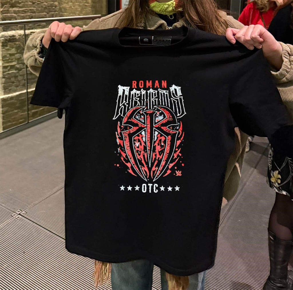 Roman Reigns OTC Red Tribal Chief Star Logo shirt