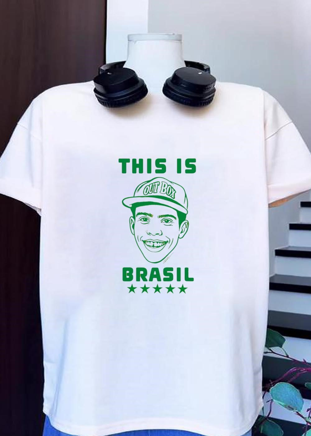 Ronaldo Nazario This Is Brasil Out Box Five Star T-Shirt