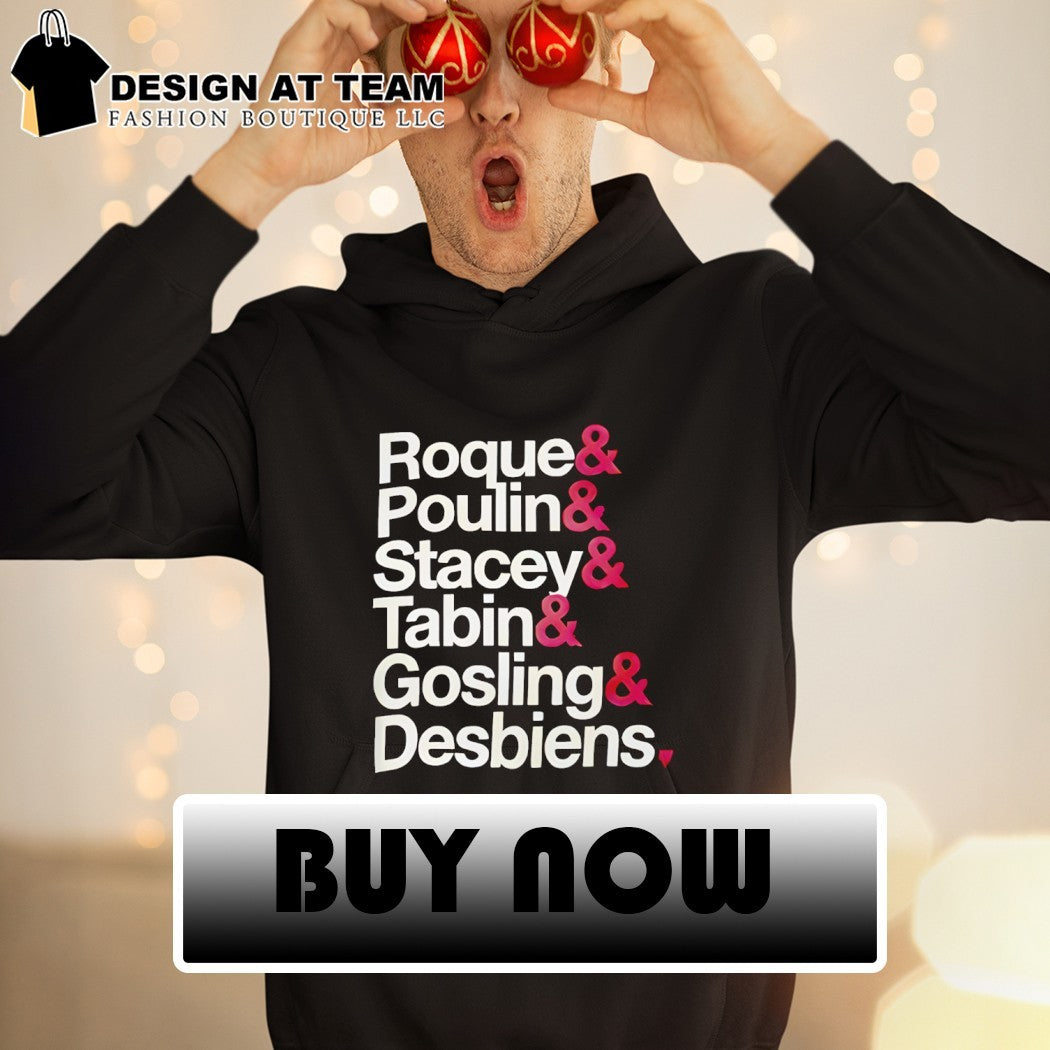 Roque Poulin Stacey Tabin Gosling Desbiens Modern Roster Montreal Victoire shirt
