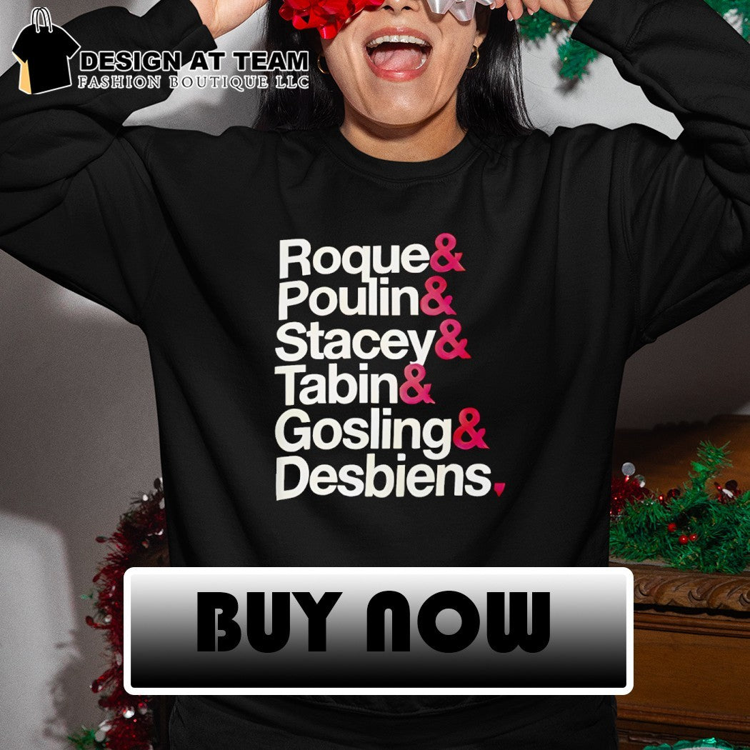 Roque Poulin Stacey Tabin Gosling Desbiens Modern Roster Montreal Victoire shirt