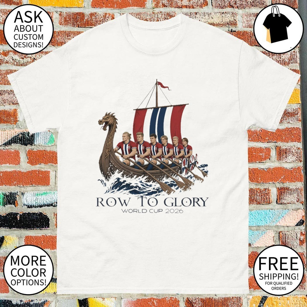 Row To Glory Viking Soccer Norway World Cup 2026 shirt