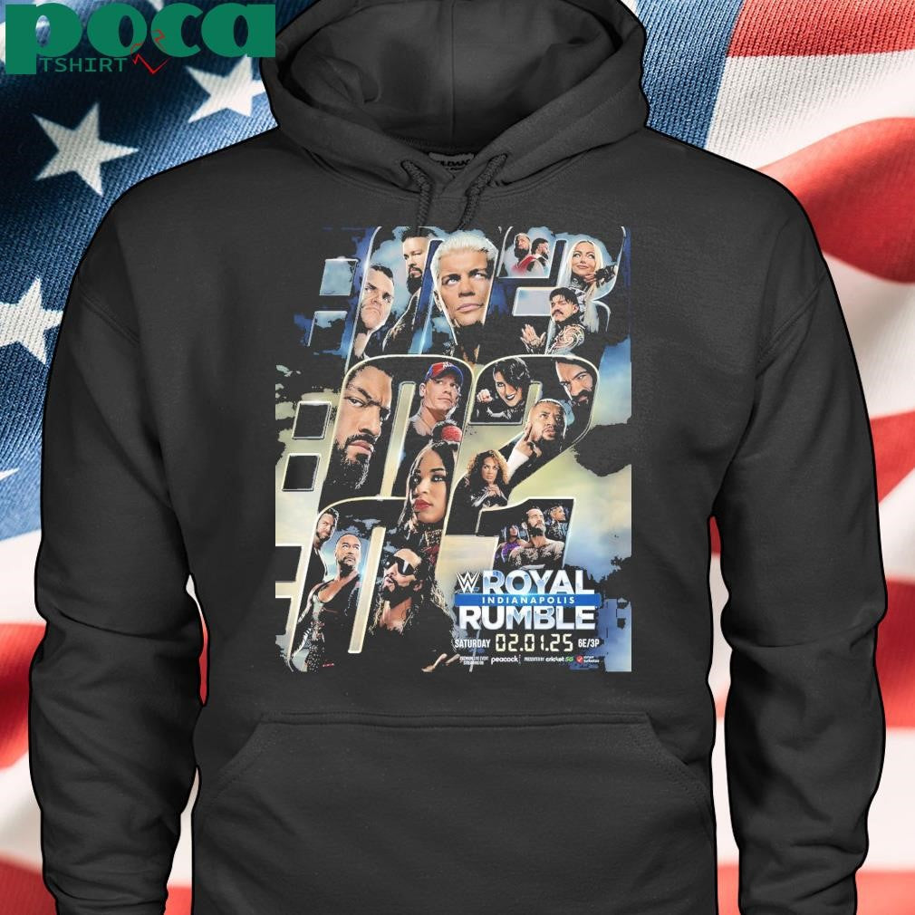 Royal Rumble 2025 Indianapolis Event Limited Tee On February 1th 2025 Shirt