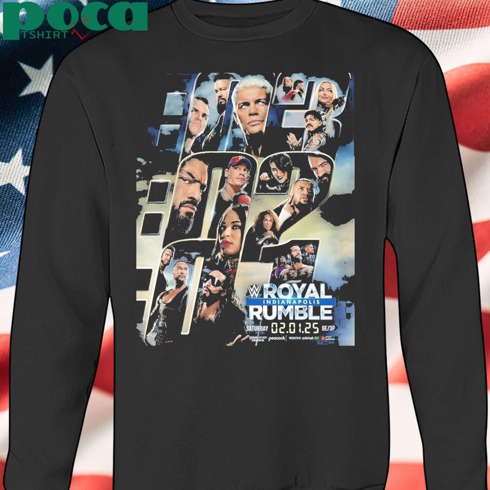 Royal Rumble 2025 Indianapolis Event Limited Tee On February 1th 2025 Shirt