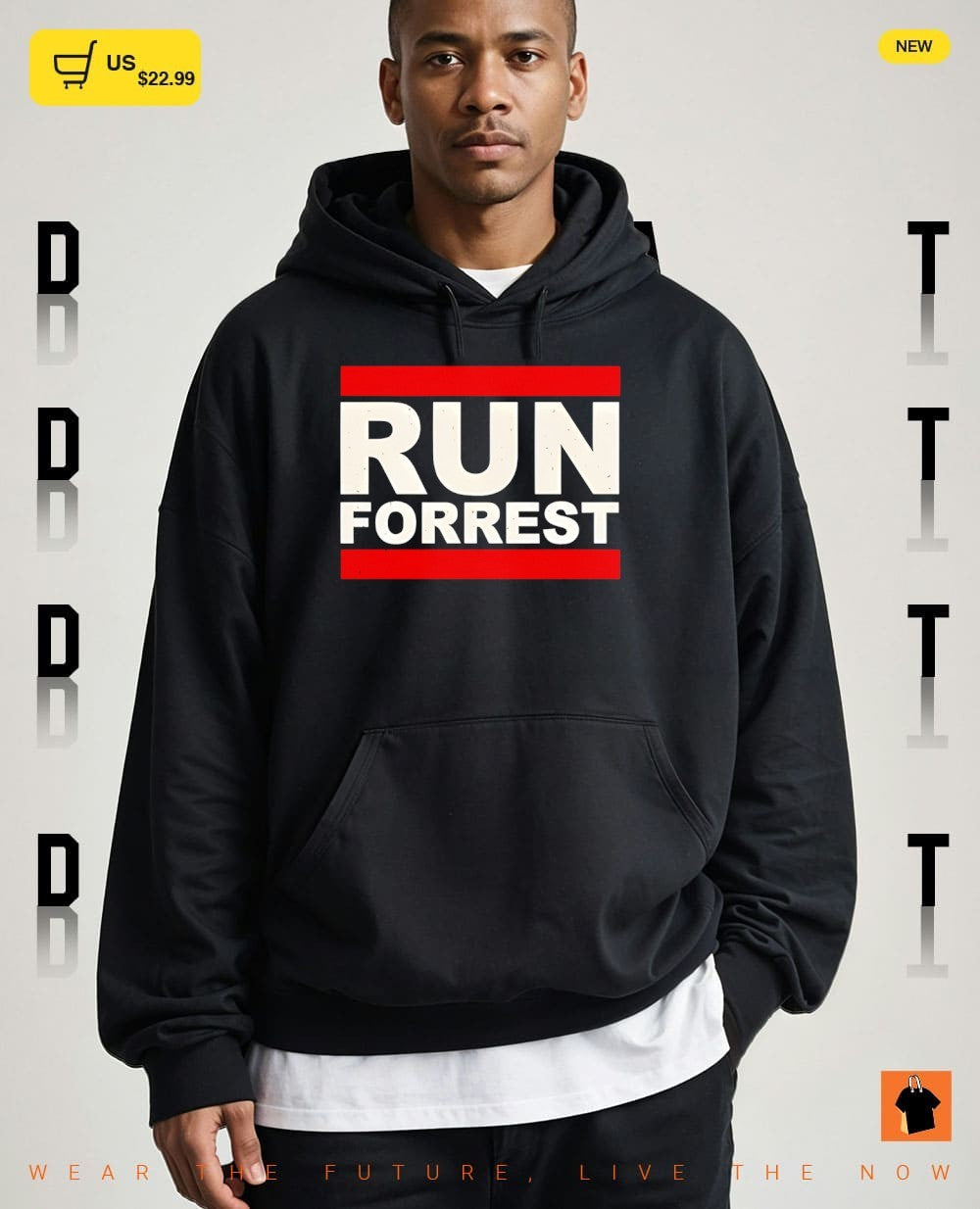 Run Forrest Forrest Gump and Run DMC shirt