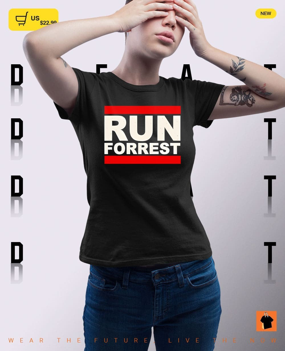 Run Forrest Forrest Gump and Run DMC shirt