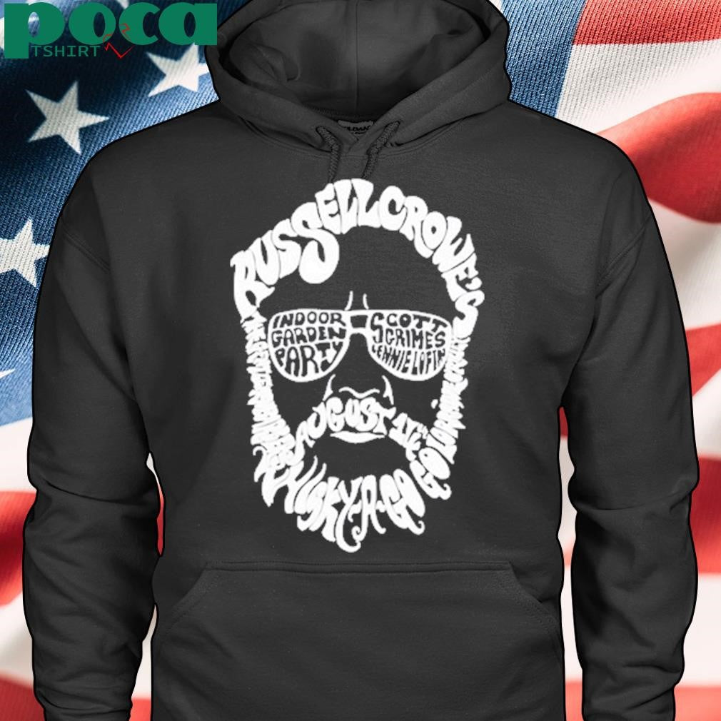 Russell Crowe’s Indoor Garden Party Scott Grimes Lennie Loftin shirt