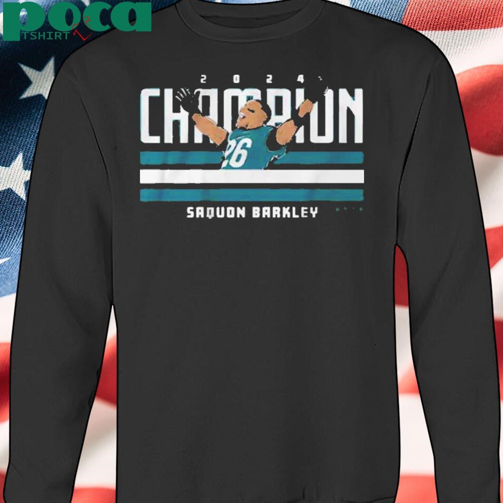SAQUON BARKLEY CHAMPION 2025 SHIRT