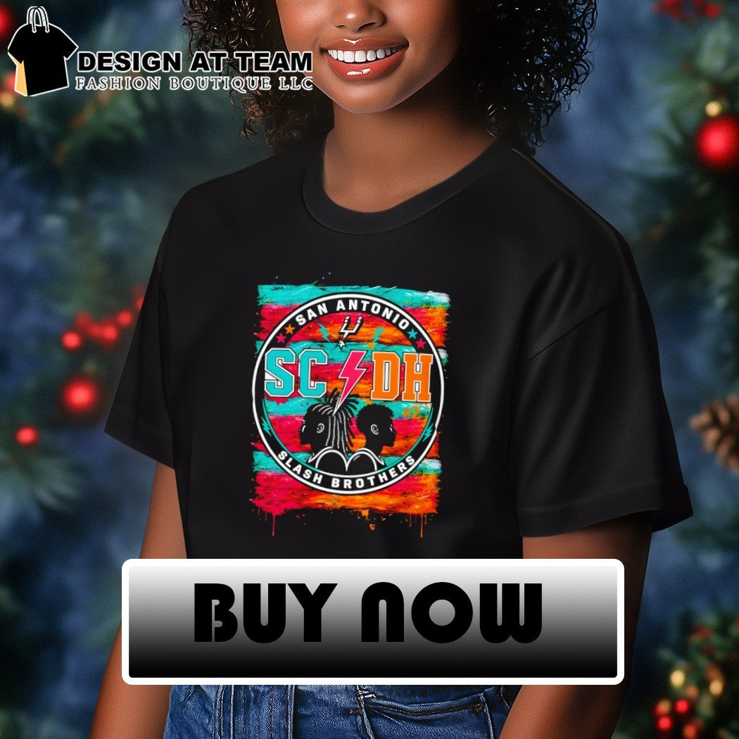 SC DH San Antonio Spurs Fiesta Slash Brothers colorful Basketball NBA 2026 shirt