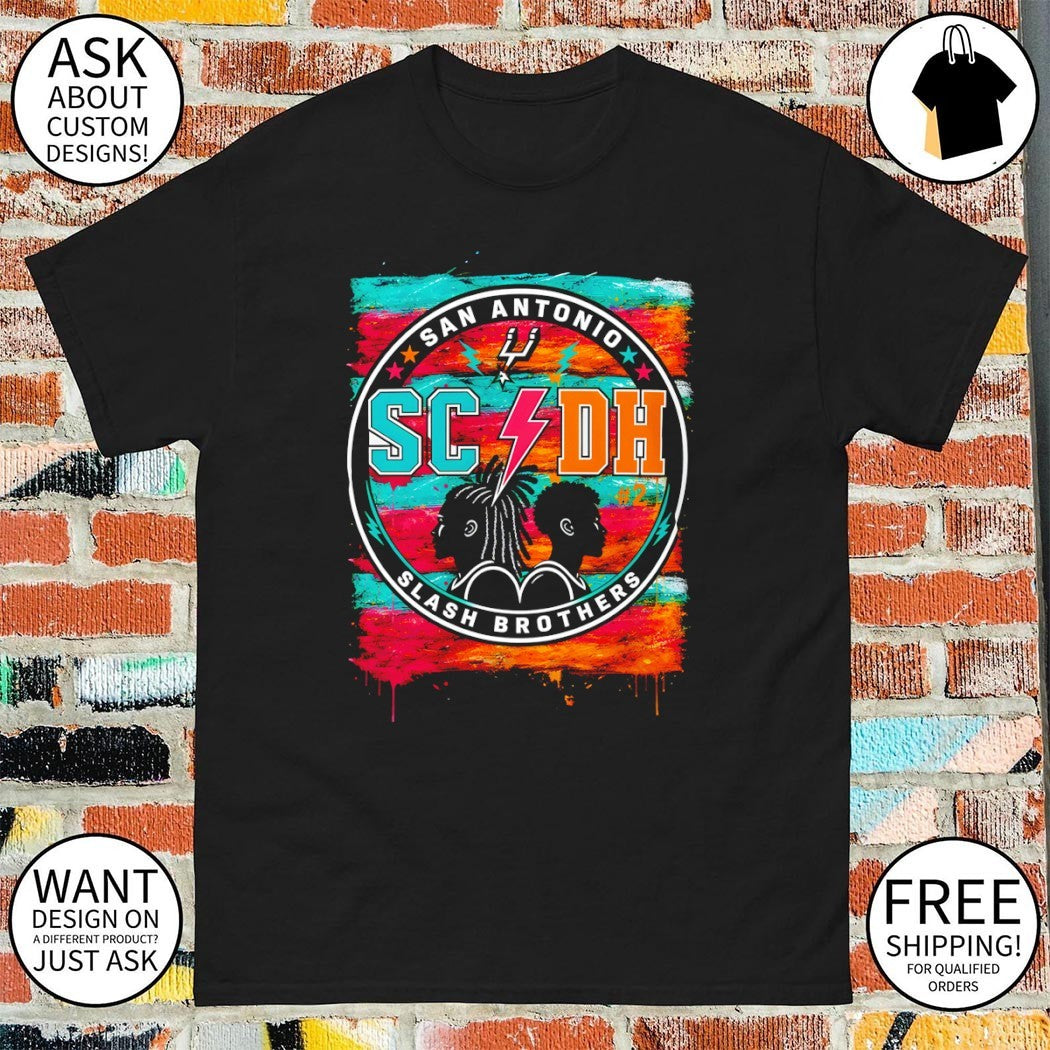 SC DH San Antonio Spurs Fiesta Slash Brothers colorful Basketball NBA 2026 shirt
