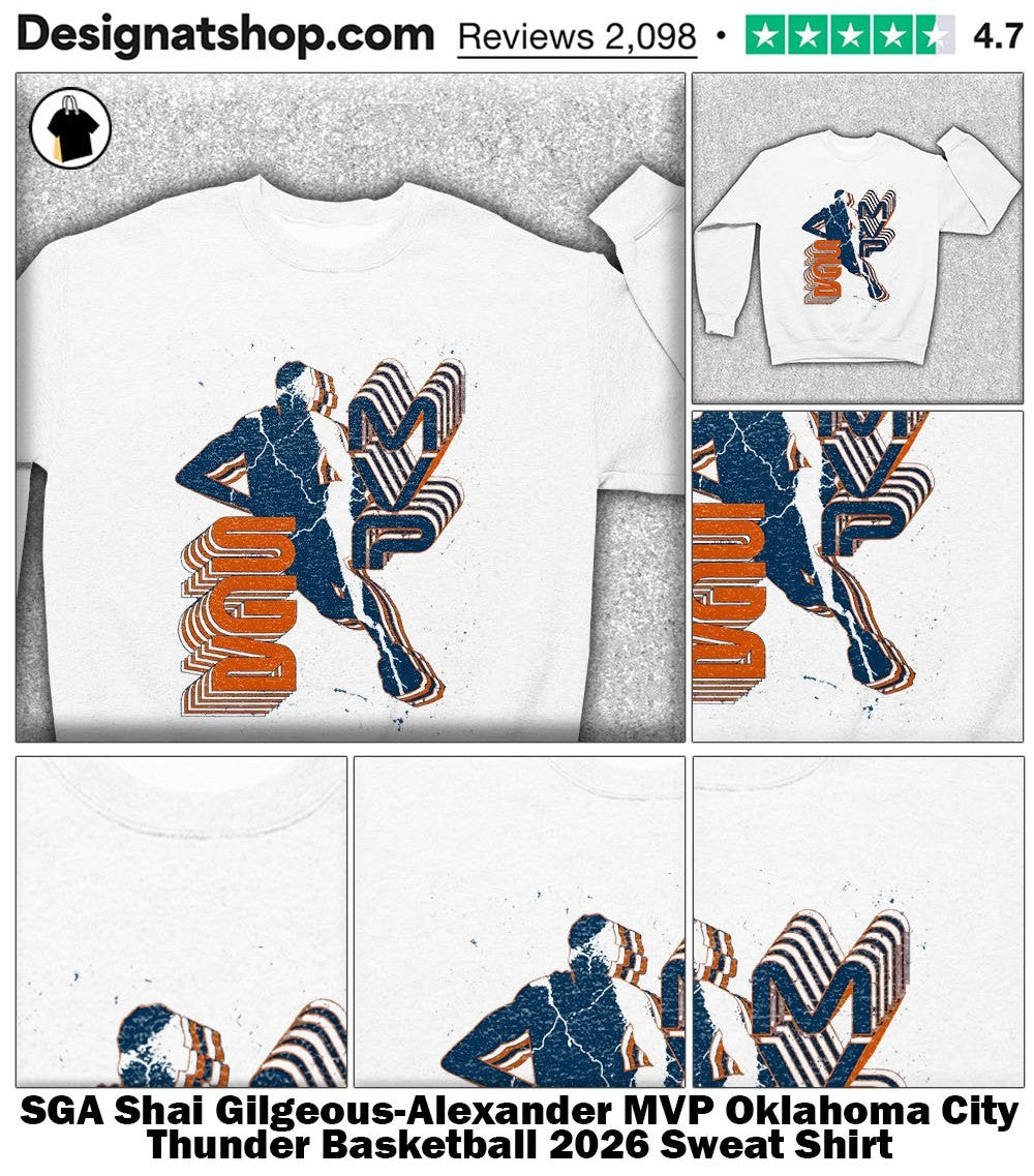 SGA Shai Gilgeous-Alexander MVP Oklahoma City Thunder Basketball 2026 shirt