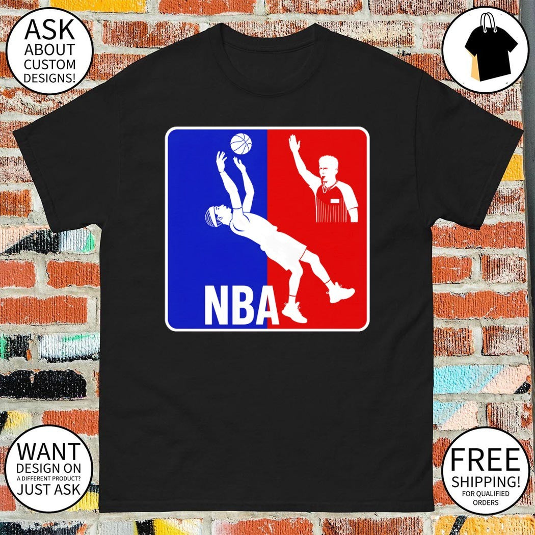 SGA flopping moment OKC Thunder NBA Parody logo 2026 shirt