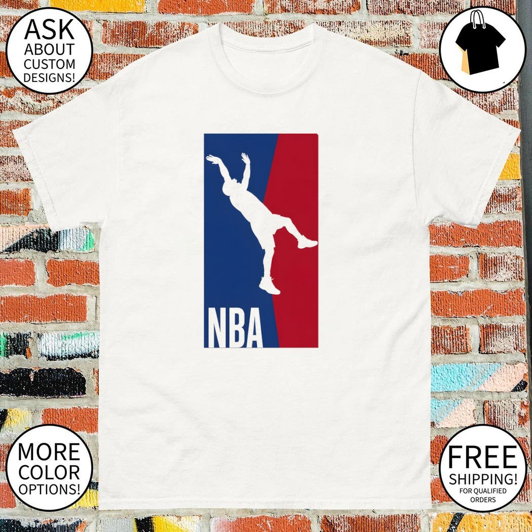 SGA flopping moment OKC Thunder NBA Parody logo shirt
