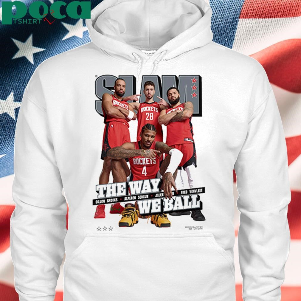 SLAM 254 Cover Tee Houston Rockets Players NBA Season T-Shirt