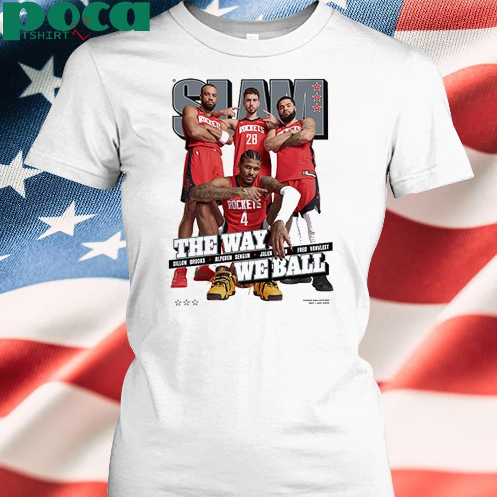 SLAM 254 Cover Tee Houston Rockets Players NBA Season T-Shirt