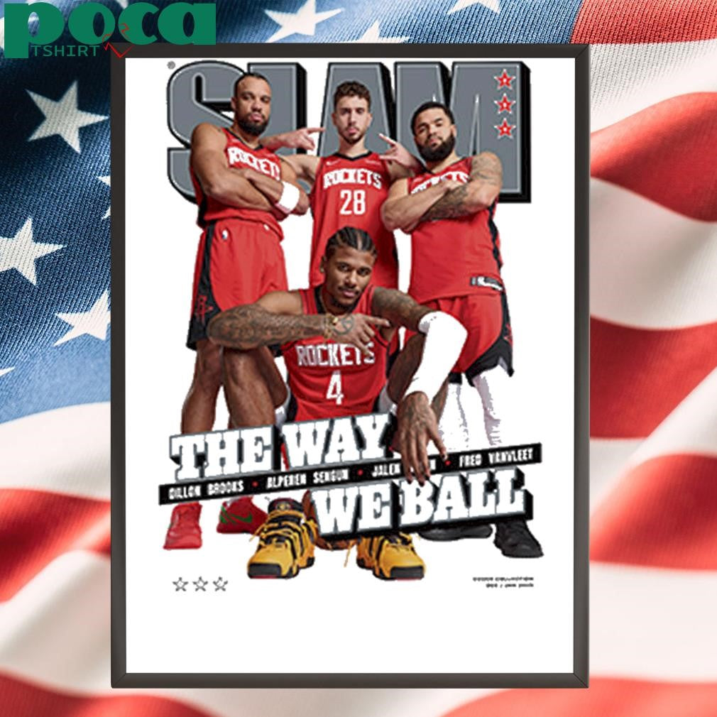 SLAM 254 Cover Tee Houston Rockets Players NBA Season T-Shirt