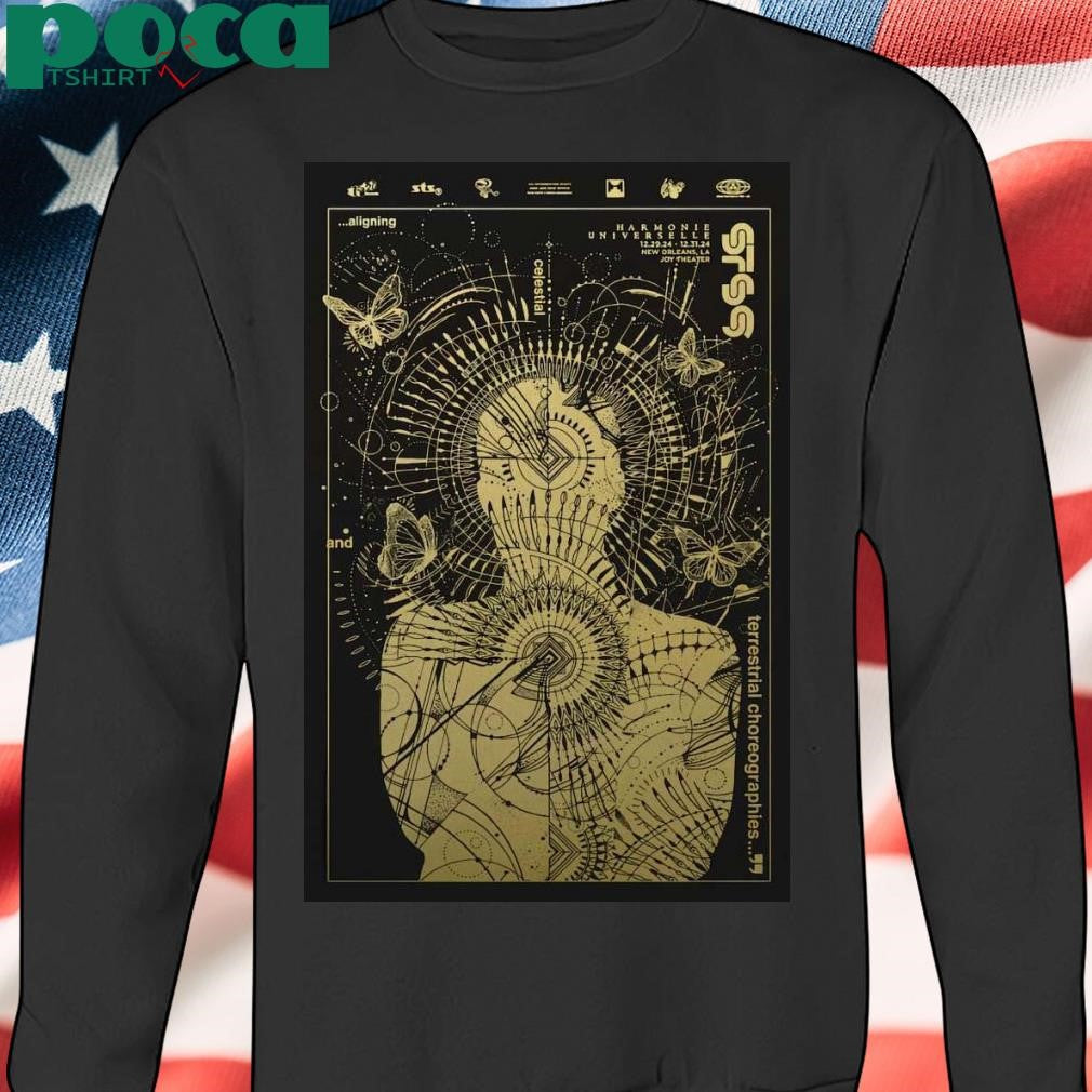 STS9 The Joy Theater New Orleans LA Dec 29-31 2024 Poster shirt