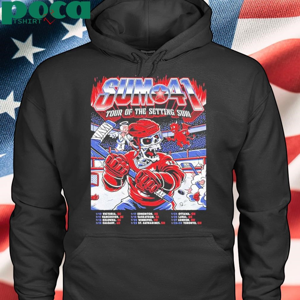 SUM 41 Tour Of The Setting Sum Poster For January 2025 Tour Dates By Heeey shirt