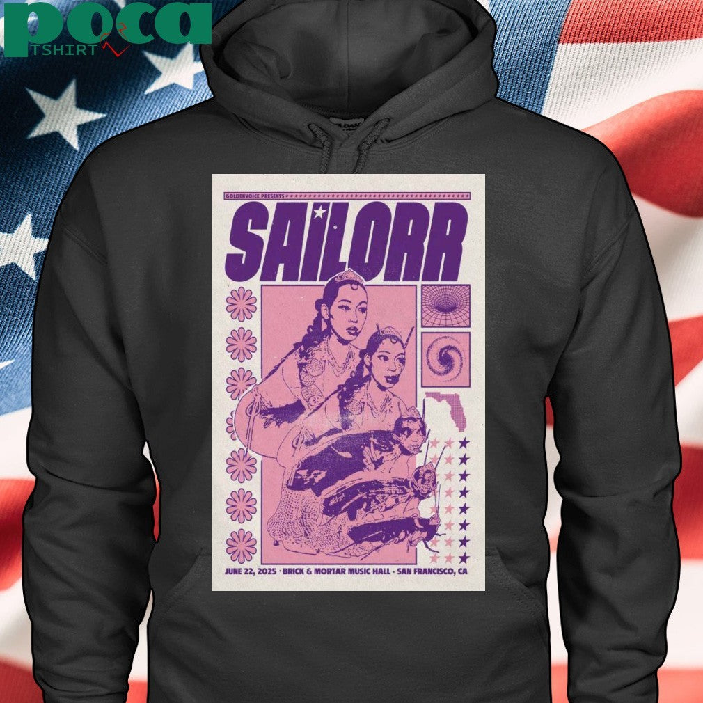 Sailorr 6-22-2025 Brick And Mortar Music Hall in San Francisco CA Poster T-shirt