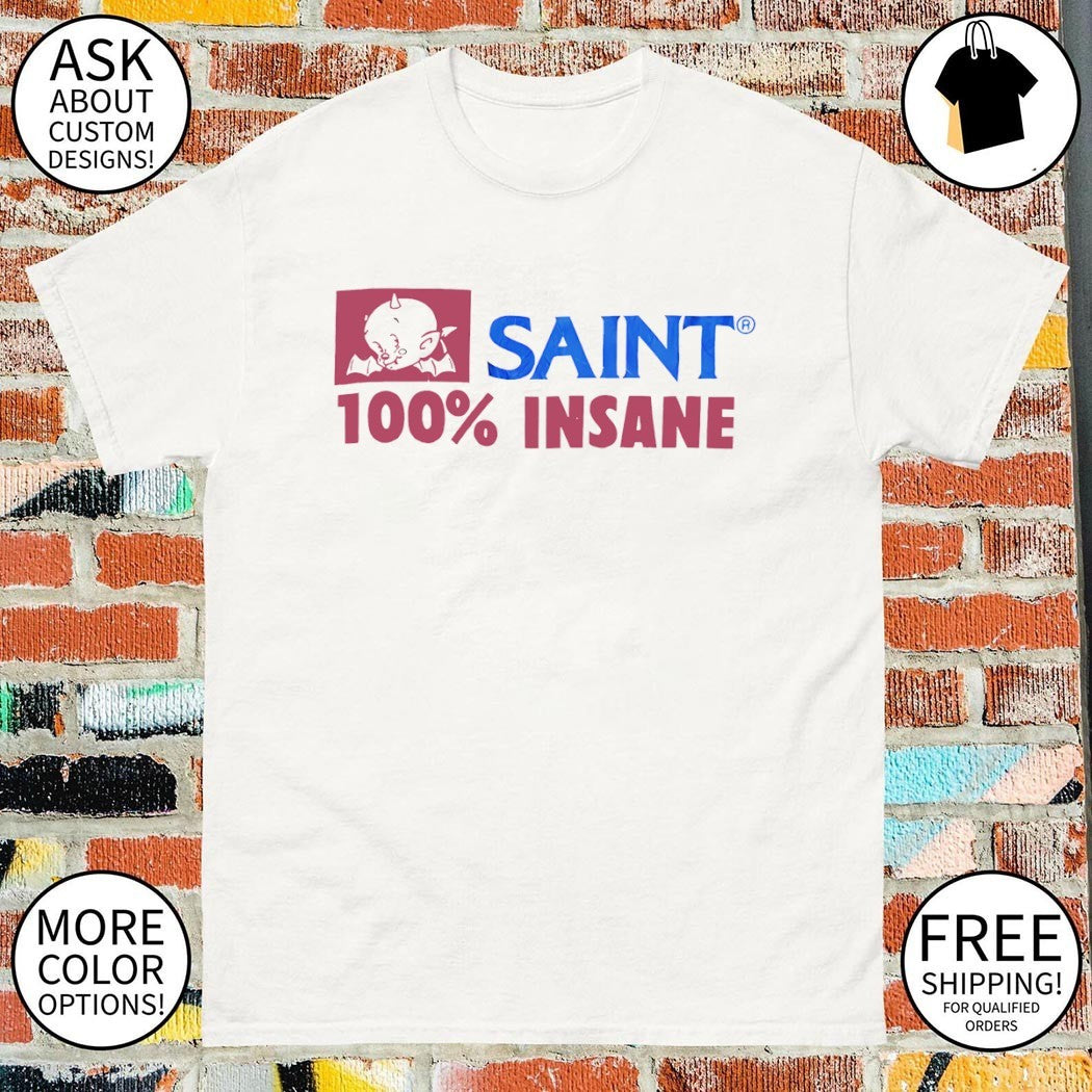 Saint Michael 100% Cali Thornhill DeWitt logo shirt