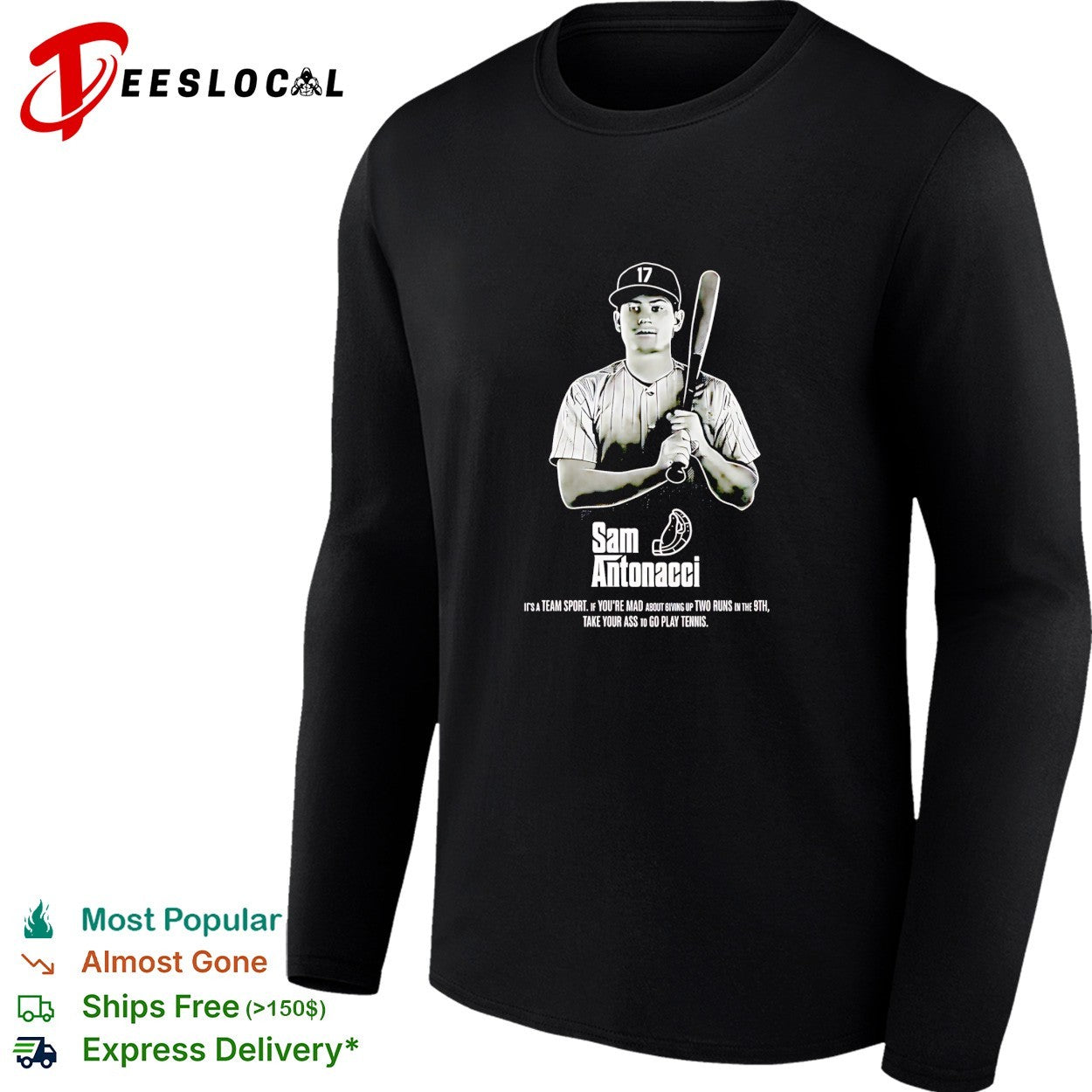 Sam Antonacci Chicago White Sox baseball number 17 batting shirt