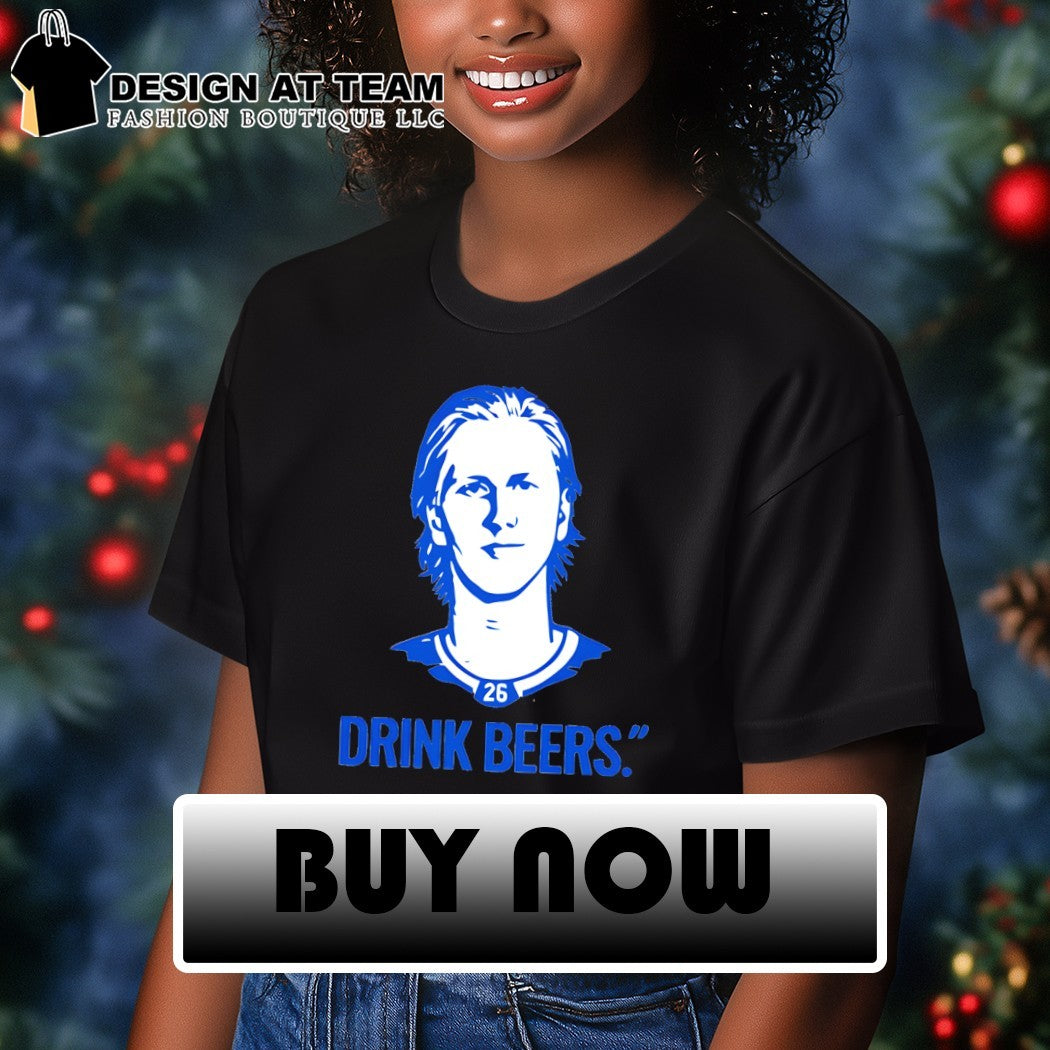 Sam Carrick’s Rasmus Dahlin Drink Beers Buffalo Sabres Hockey shirt