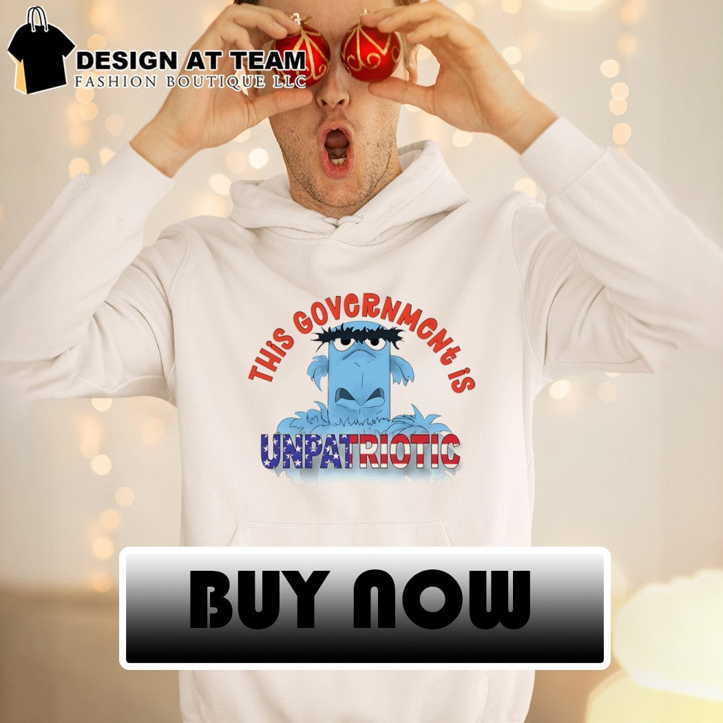 Sam The Eagle The Muppets This Government Is Unpatriotic USA flag shirt