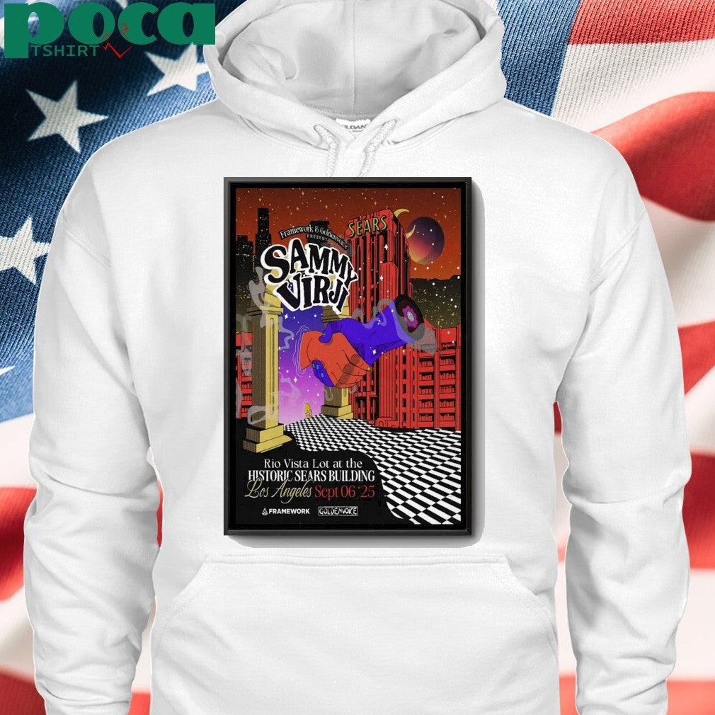 Sammy Virji 9-6-2025 Los Angeles CA Poster shirt