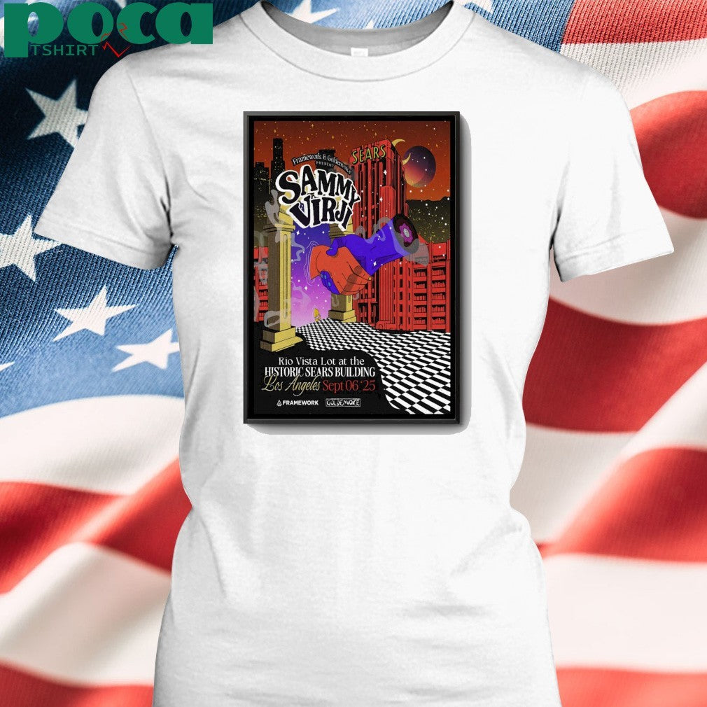 Sammy Virji 9-6-2025 Los Angeles CA Poster shirt