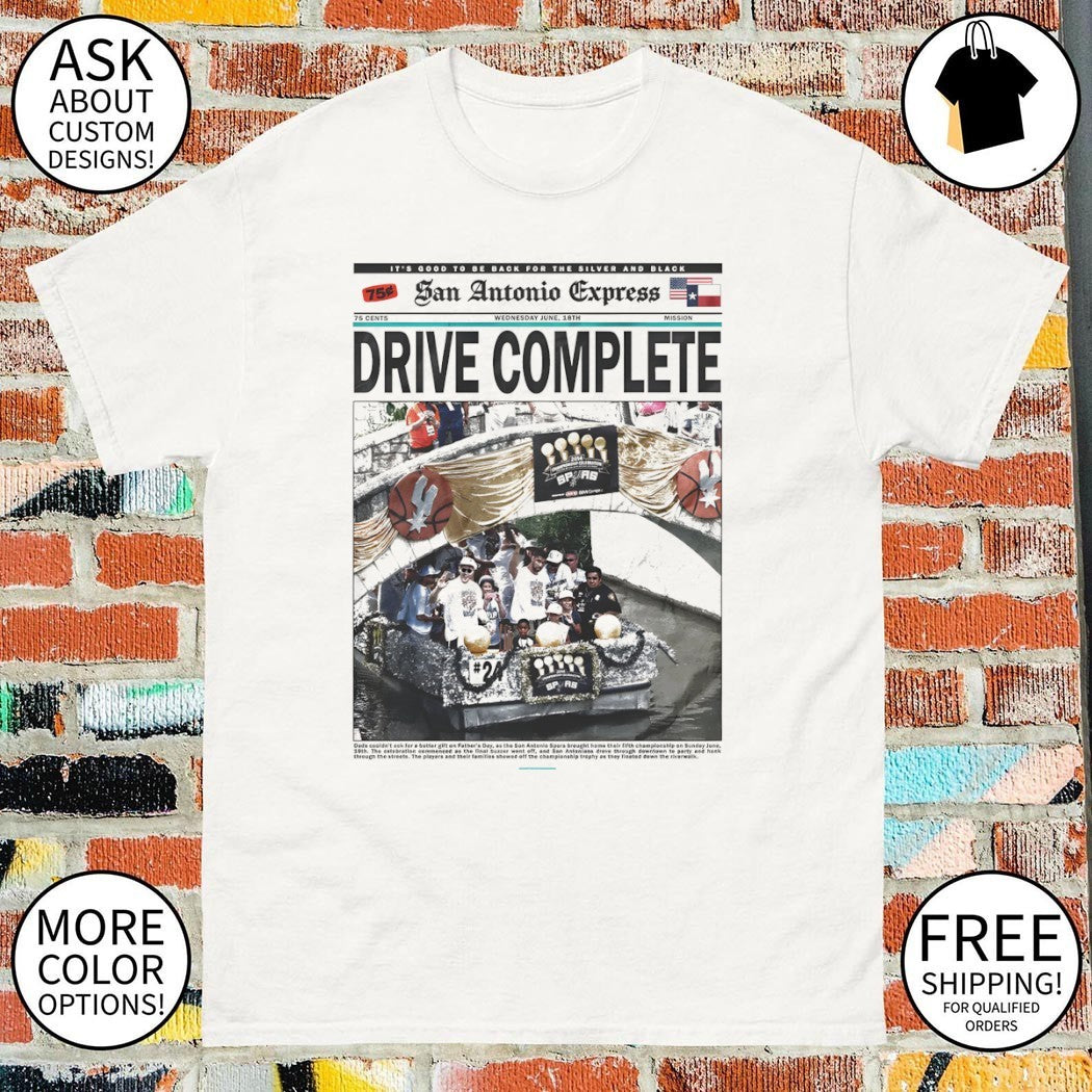 San Antonio Express San Antonio Spurs River Walk Drive Complete Basketball 2026 shirt