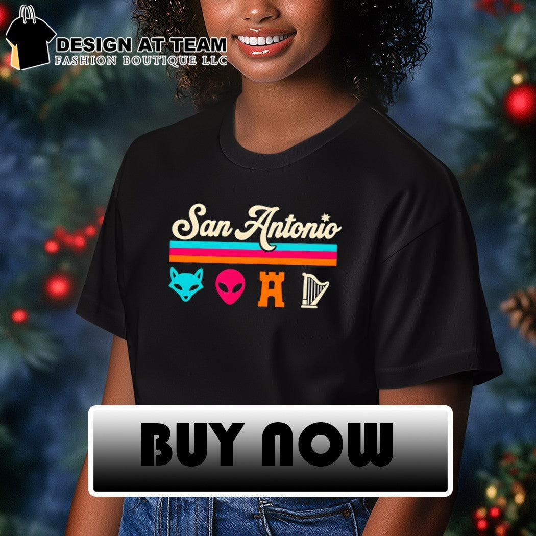 San Antonio Fox Alien Castle Harper Spurs icon shirt