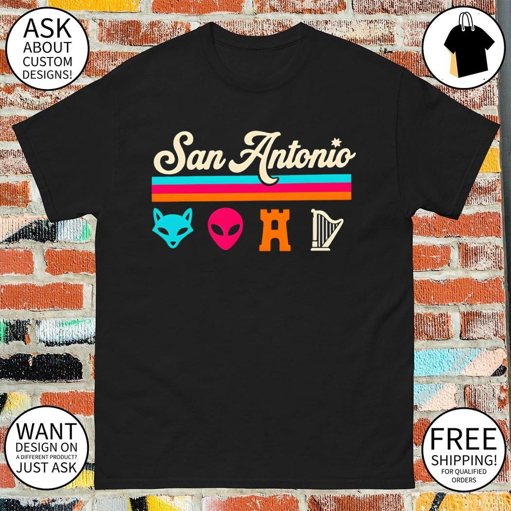 San Antonio Fox Alien Castle Harper Spurs icon shirt
